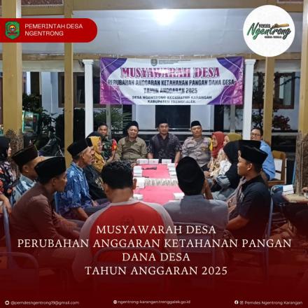 KETAHAN PANGAN TAHUN 2025 UNTUK DIKELOLA BUMDES